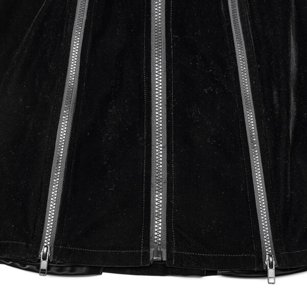 PUNK RAVE Front Zipper Tube Dress - Image 7