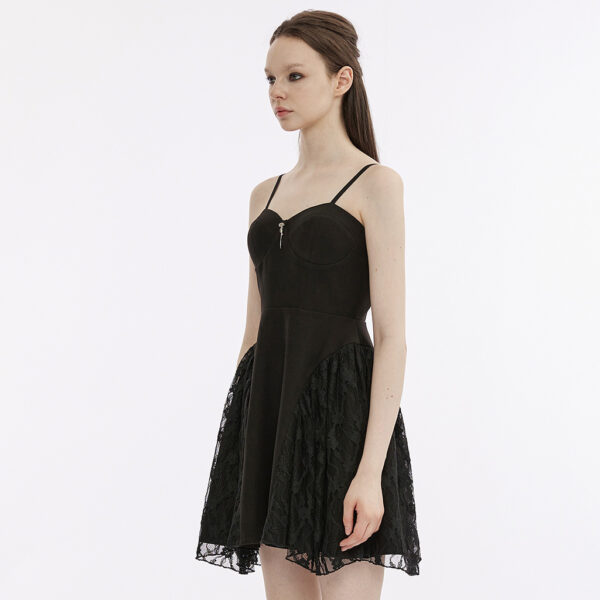 PUNK RAVE Slip Splicing Gauze Party Dress - Image 2