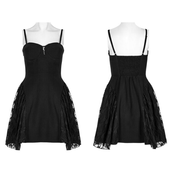 PUNK RAVE Slip Splicing Gauze Party Dress - Image 5