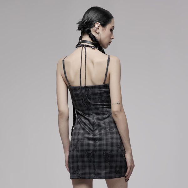 PUNK RAVE Drawstring Bodycon Slip Dress - Image 3