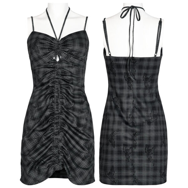 PUNK RAVE Drawstring Bodycon Slip Dress - Image 5