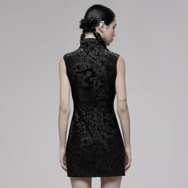 PUNK RAVE Chinese Style A-Line Dress - Image 3