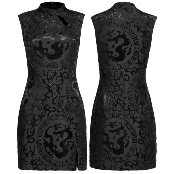 PUNK RAVE Chinese Style A-Line Dress - Image 5