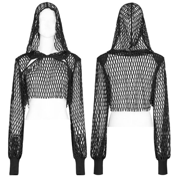 PUNK RAVE Hooded Style Sweatshirt - Image 5