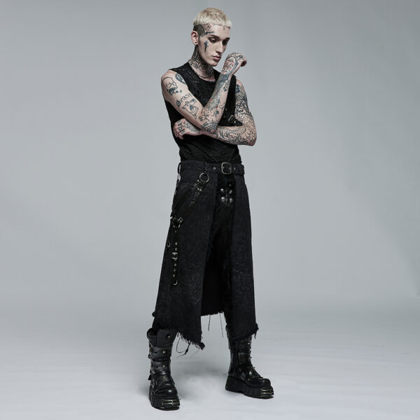 PUNK RAVE Gothic Stylish Kilt - Image 4