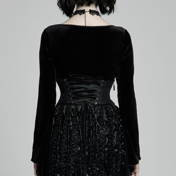 PUNK RAVE Gothic Embroidered Corset - Image 3