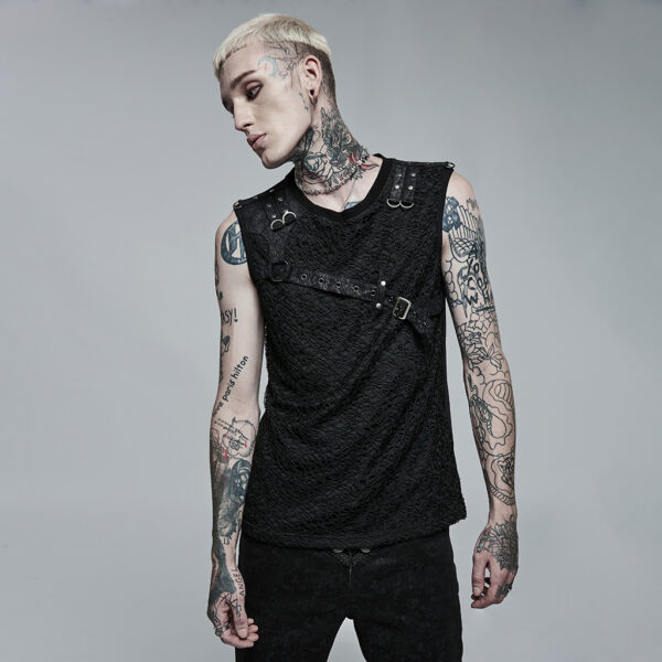 Punk Mesh Tank Top