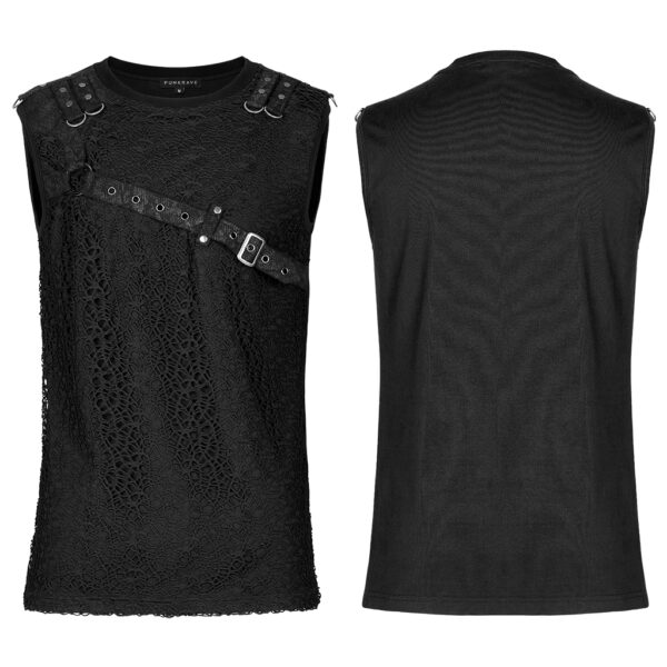 Punk Mesh Tank Top - Image 5