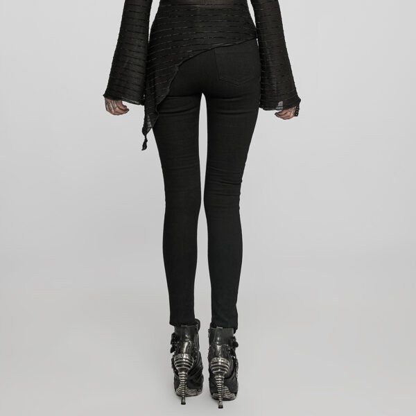 Punk Rave Tight Fit Fashion Jeans - Image 3