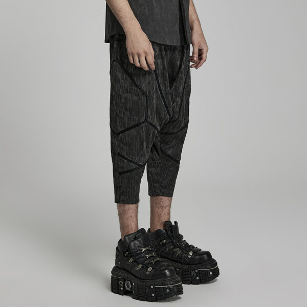 Punk Rave Cyberpunk Cropped Trousers - Image 2