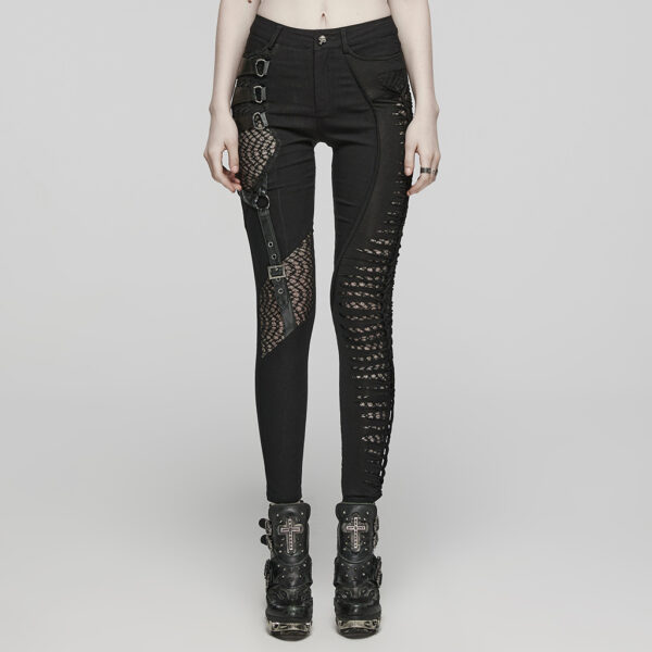 Punk Rave Recombined Asymmetric Pants