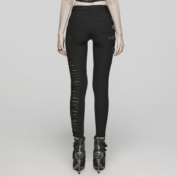 Punk Rave Recombined Asymmetric Pants - Image 3