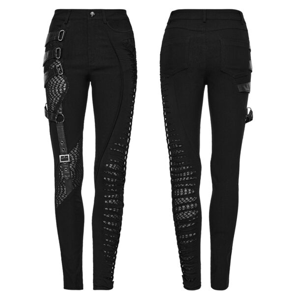 Punk Rave Recombined Asymmetric Pants - Image 5