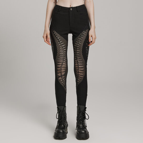 Punk Rave Irregular Decoration Trousers