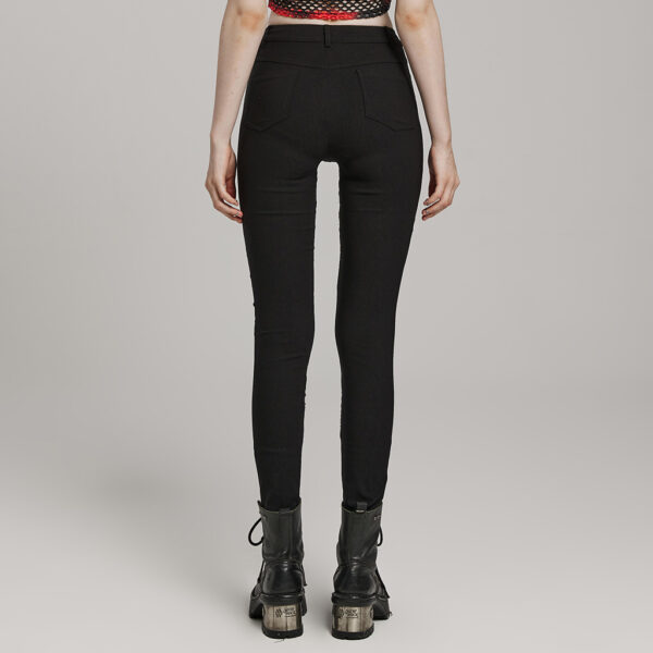 Punk Rave Irregular Decoration Trousers - Image 3