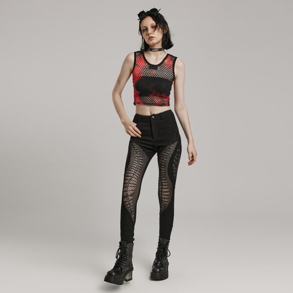 Punk Rave Irregular Decoration Trousers - Image 4