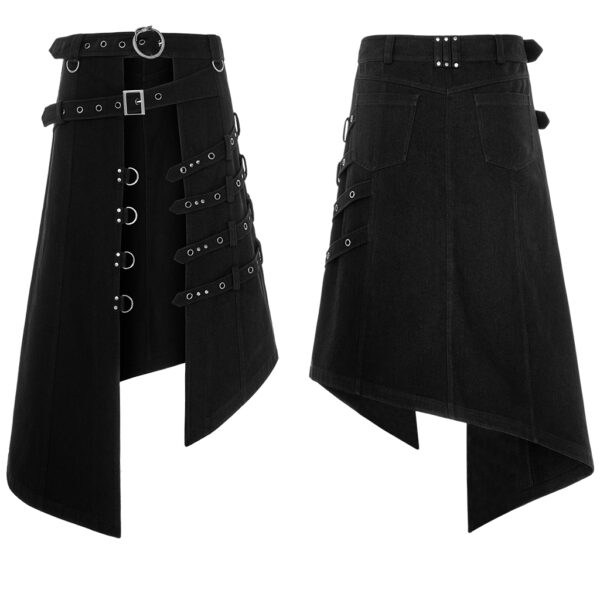 Punk Asymmetrical Overskirt - Image 5