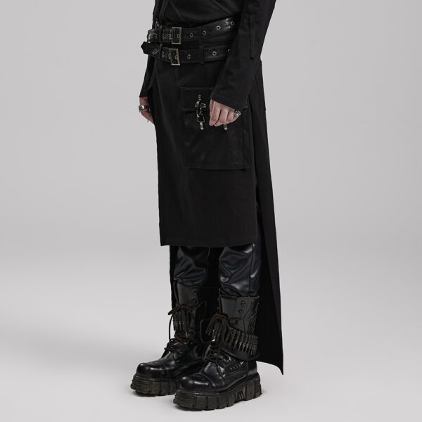 PUNK RAVE Detachable Loops Asymmetrical Long Kilt - Image 2