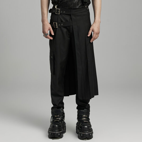 Punk Rave Adjustable Waist Punk Asymmetrical Skirt