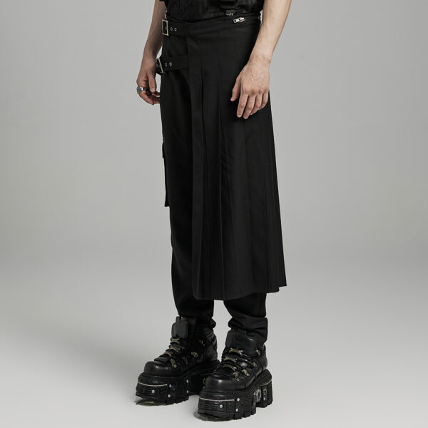 Punk Rave Adjustable Waist Punk Asymmetrical Skirt - Image 2