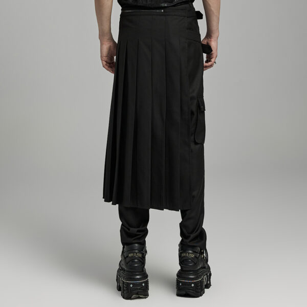 Punk Rave Adjustable Waist Punk Asymmetrical Skirt - Image 3