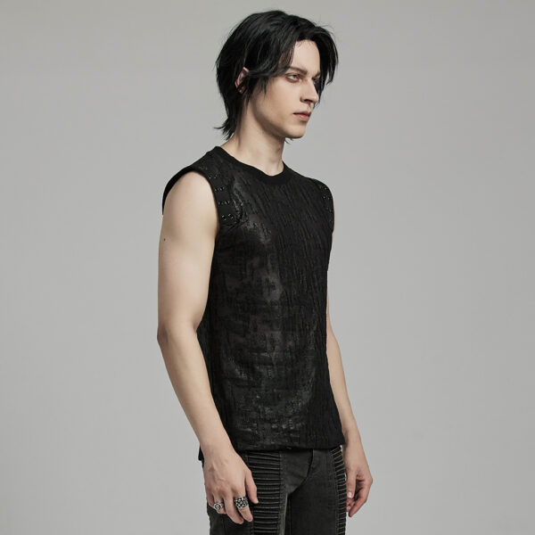 Punk Rave Fitted Goth Daily Tank Top - Image 2