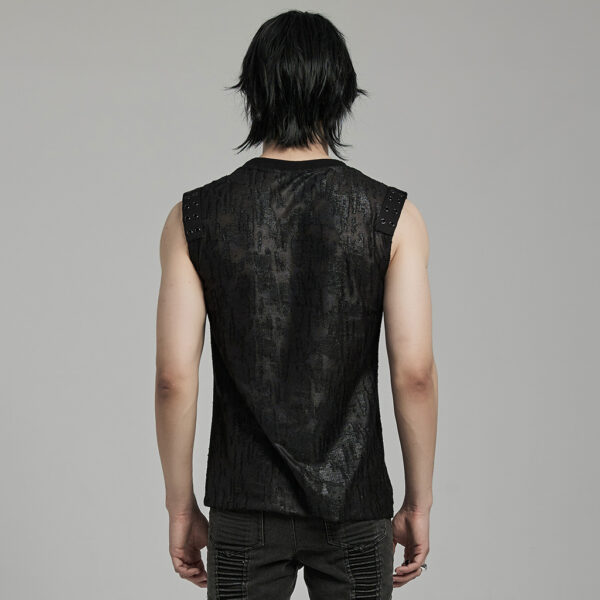 Punk Rave Fitted Goth Daily Tank Top - Image 3