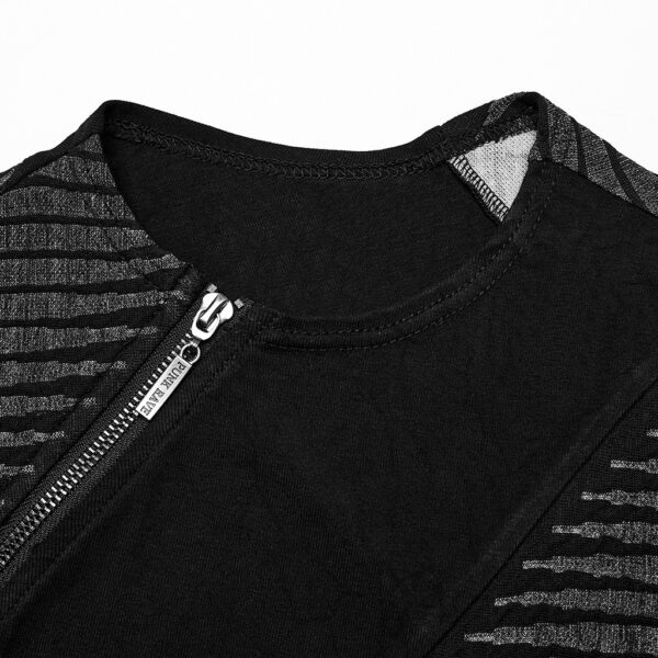 Punk Rave Zipper Knitted Tank Top - Image 9