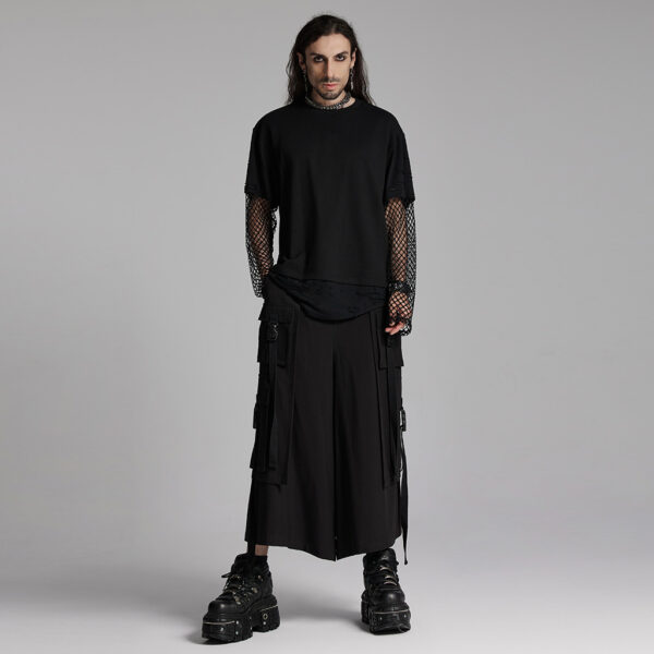 PUNK RAVE Streetwear Style Loose Fit Punk T-Shirt - Image 4