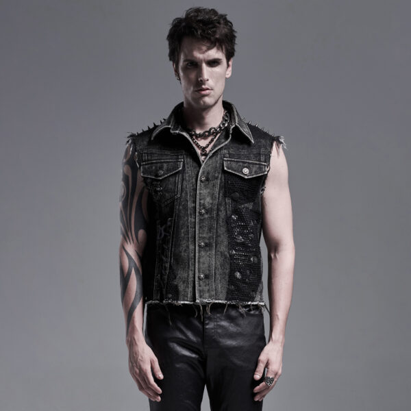 PUNK Decadent Denim Vest