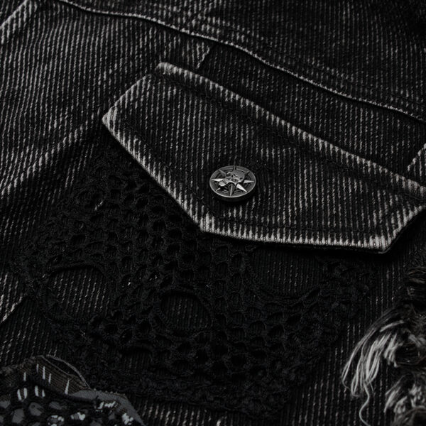 PUNK Decadent Denim Vest - Image 7