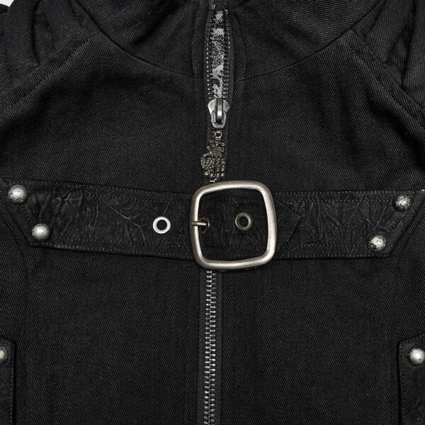 Punk Zipper Waistcoat - Image 6