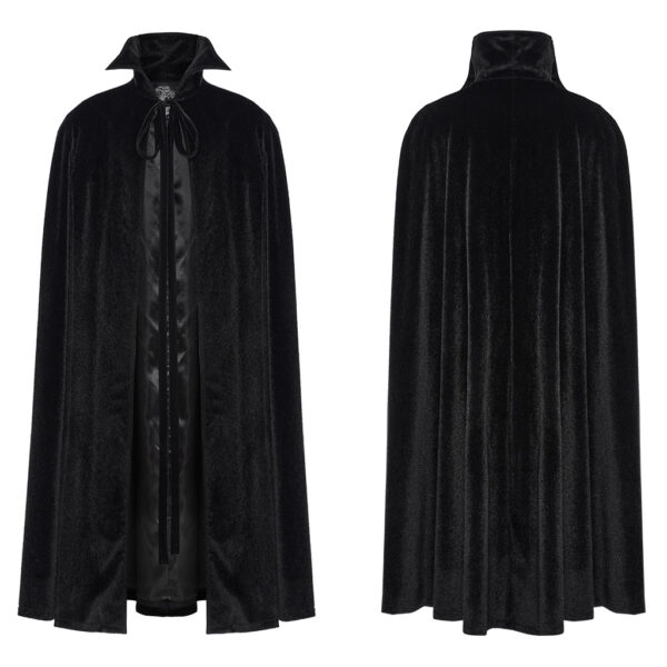 PUNK RAVE Dark Fur Cloak