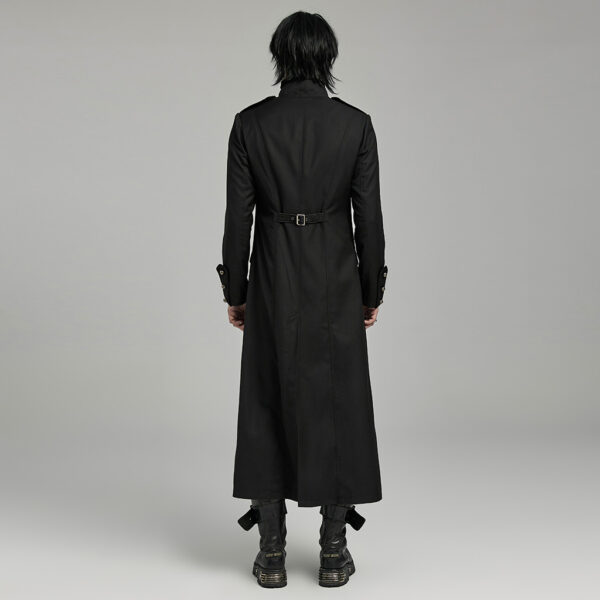 PUNK RAVE Military Design Long Coat - Image 4