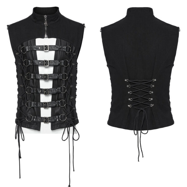 PUNK RAVE Half Cut Punk Waistcoat