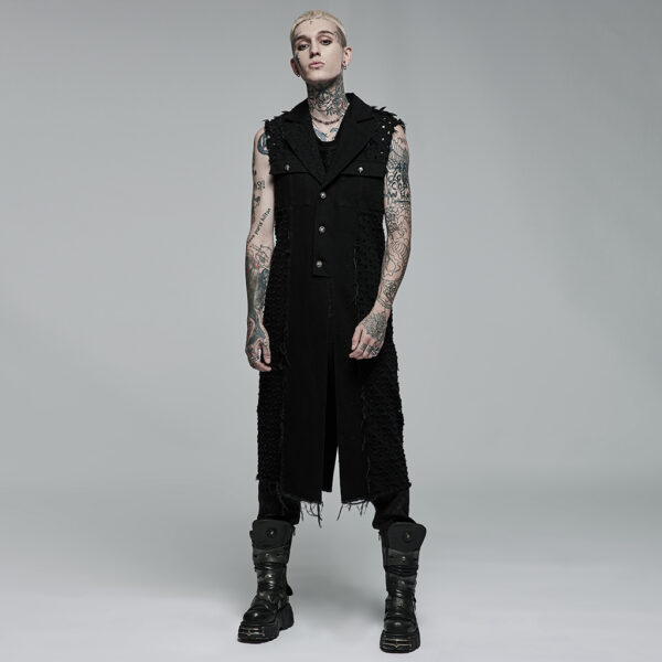 Punk Medium Length Vest