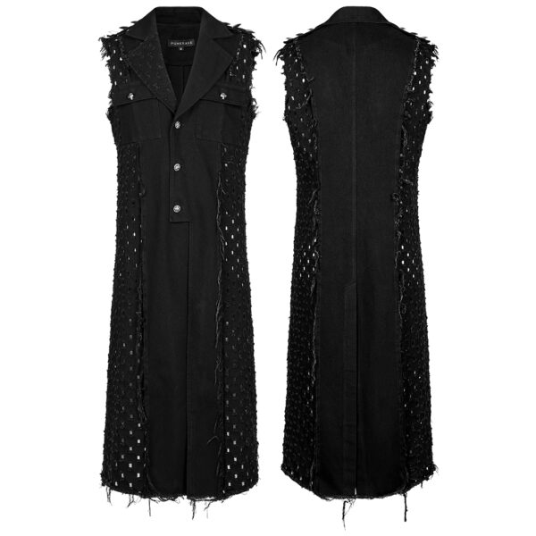 Punk Medium Length Vest - Image 5