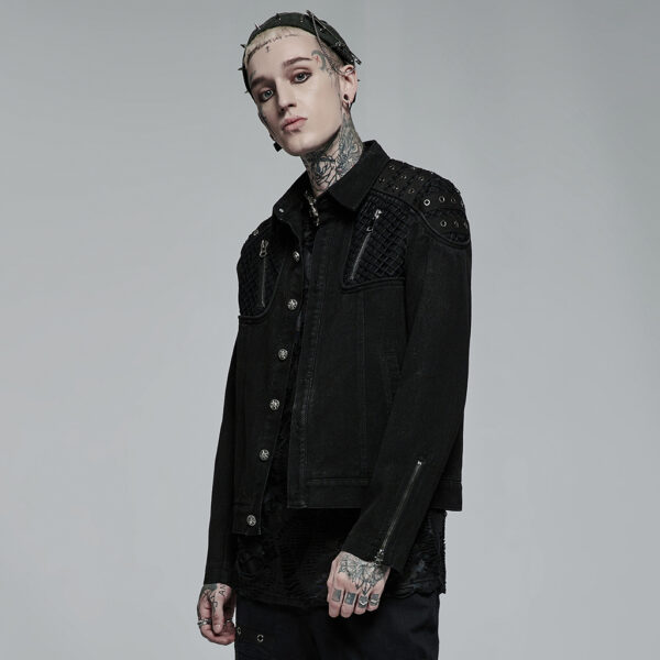 PUNK RAVE Rugged Punk Jacket - Image 2