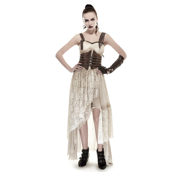 PUNK RAVE Steam Punk Brown Girdle - Image 5