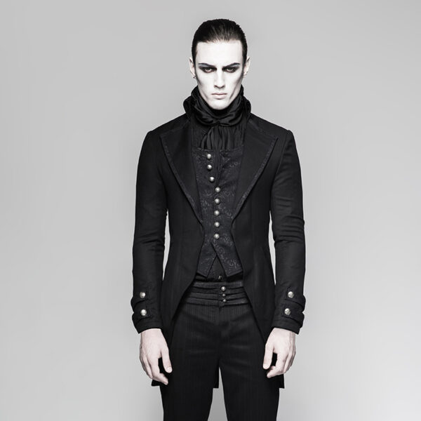 PUNK RAVE European Style Gothic Punk Long Jacket