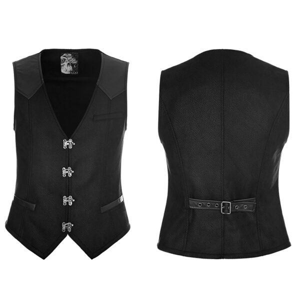 PUNK RAVE Steampunk Twill Waistcoat