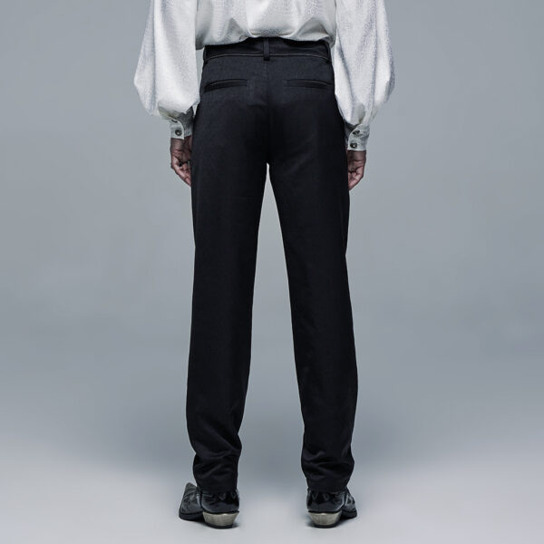 PUNK RAVE Goth Cut Bat Pocket Trousers - Image 3