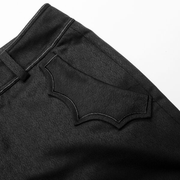 PUNK RAVE Goth Cut Bat Pocket Trousers - Image 6