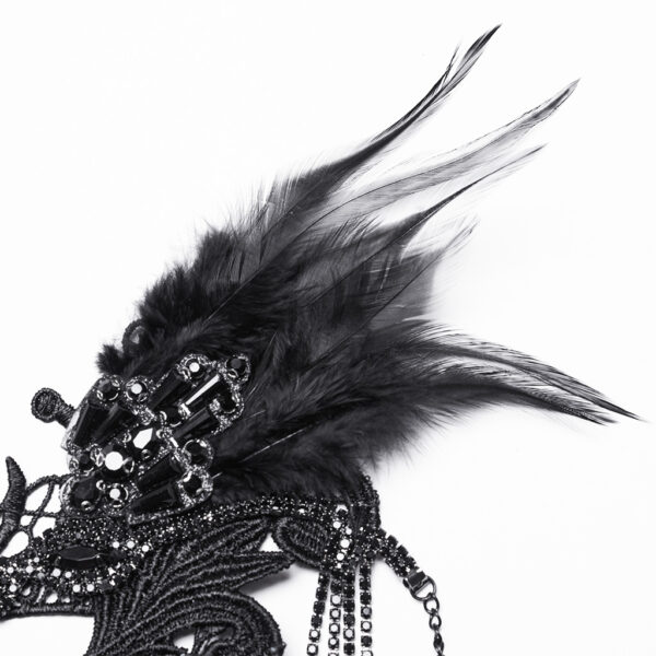 Gothic Black Wings Necklace - Image 5