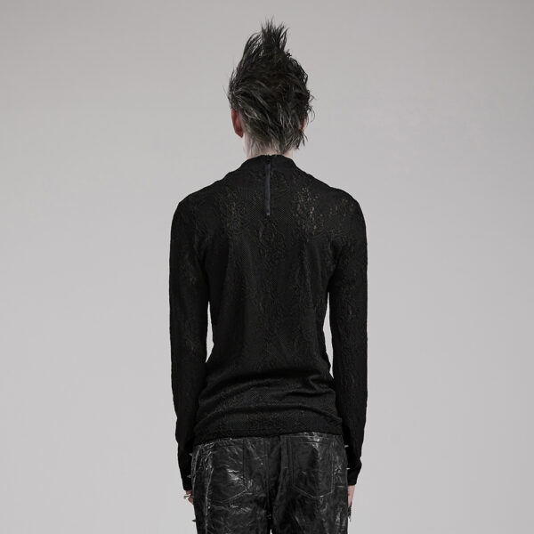 PUNK RAVE Symmetrical Webbing Goth T-Shirt - Image 3