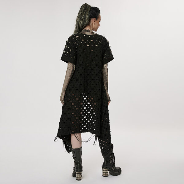 PUNK RAVE Post-Apocalyptic Style Short Sleeve Cardigan - Image 3