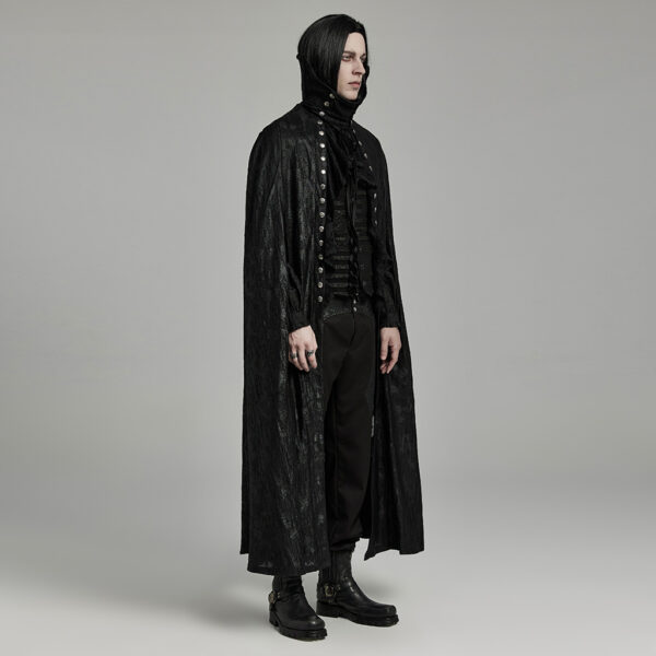 Gothic Double Breasted Cloak - Image 4