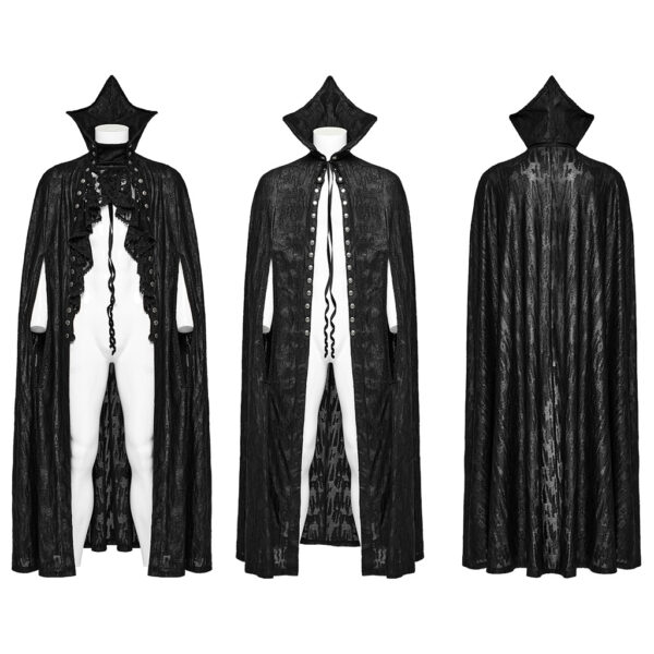 Gothic Double Breasted Cloak - Image 5