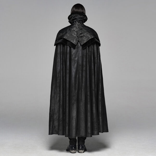 PUNK RAVE Gothic Jacquard Cloak - Image 3