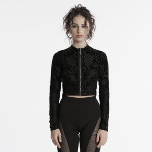 Gothic Zipped Top